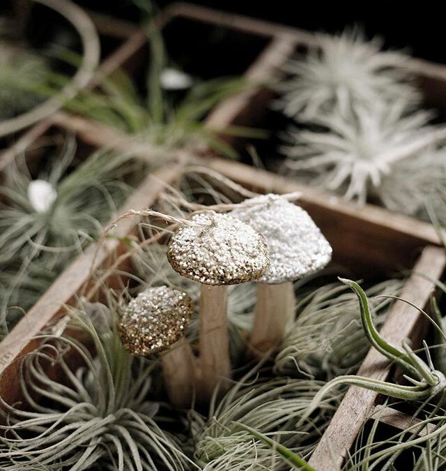 these-sweet-sparkly-mushroom-ornaments-would-be-perfect-on-your-woodland-themed-tree-this-year