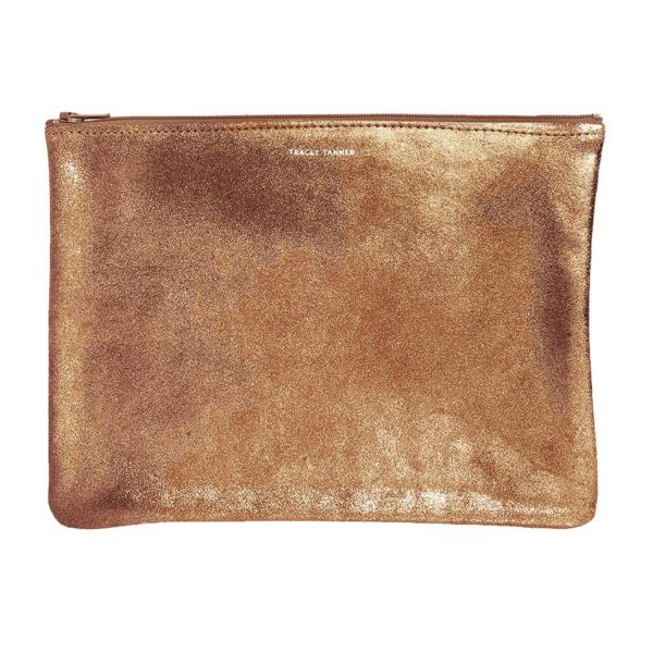 Copper Sparkle L Zip Long Wallet
