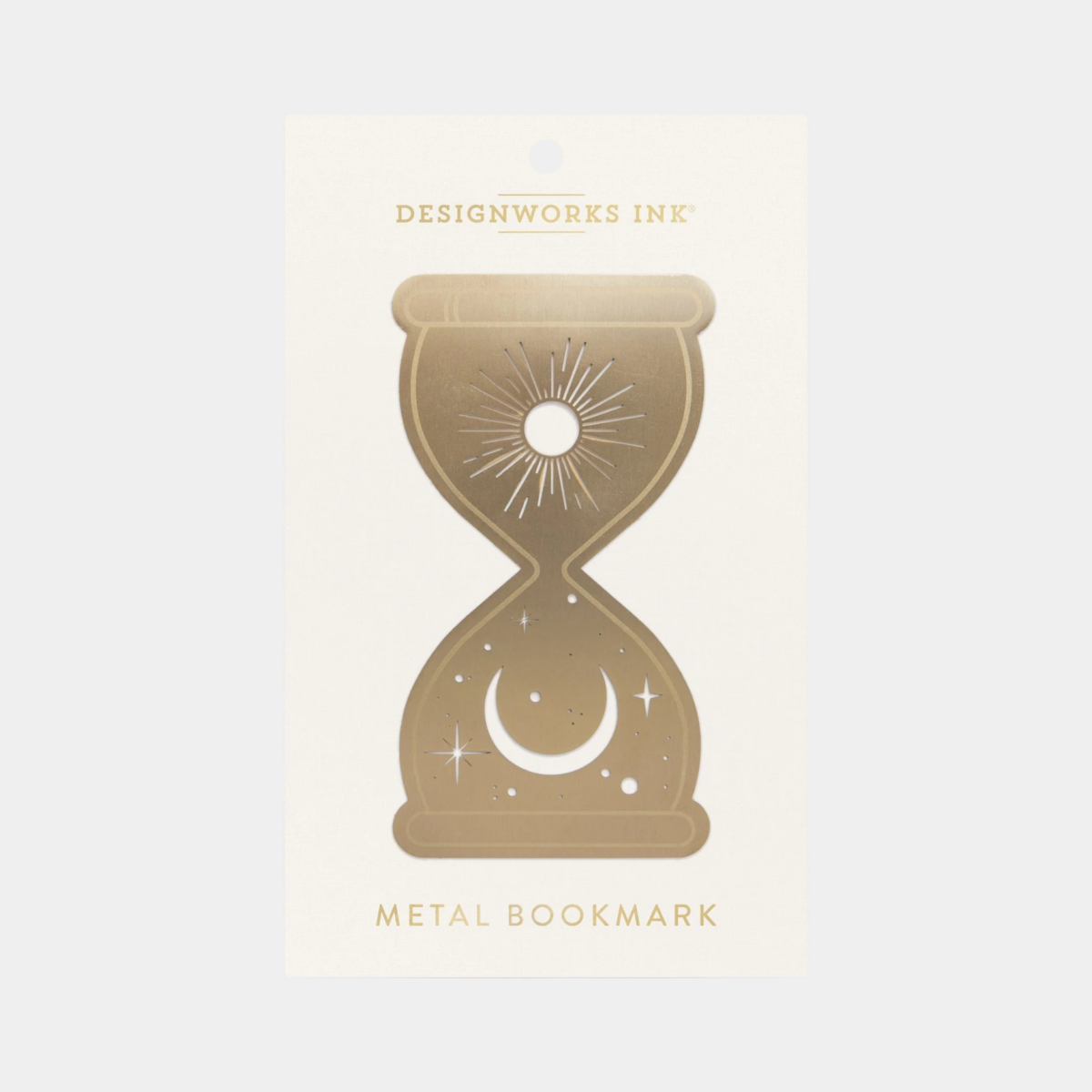 brass bookmark | hourglass