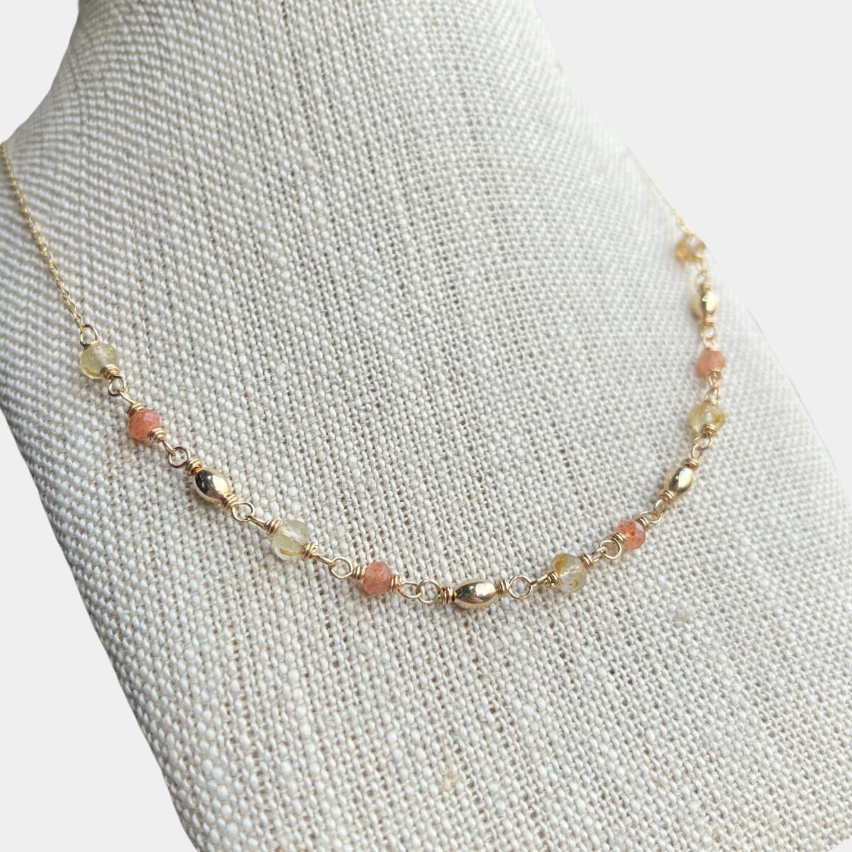 Sunstone Medley Necklace