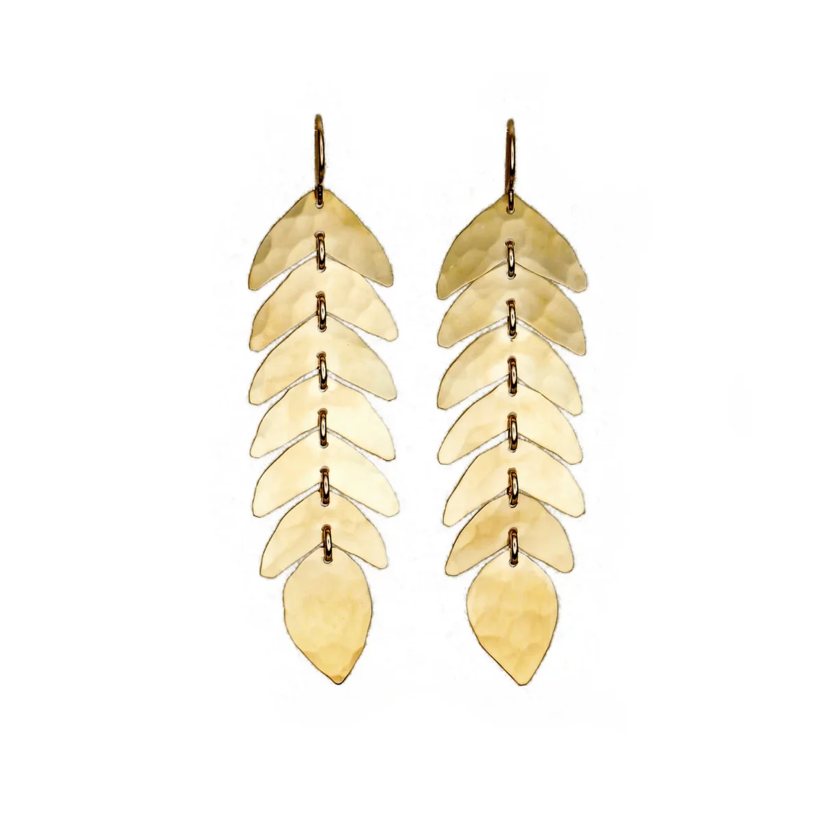 Camille Earrings | Brass