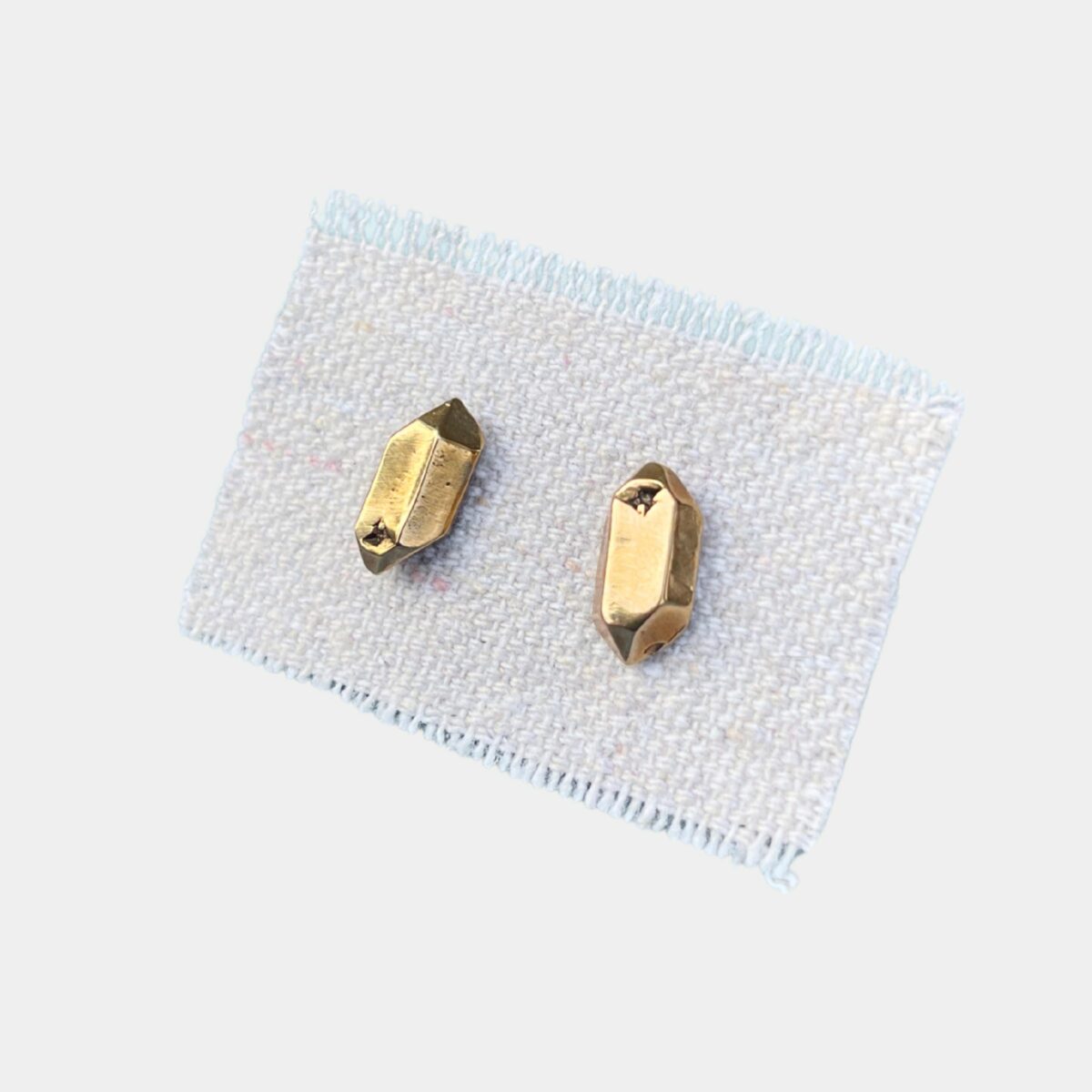 bronze herkimer studs - Image 2