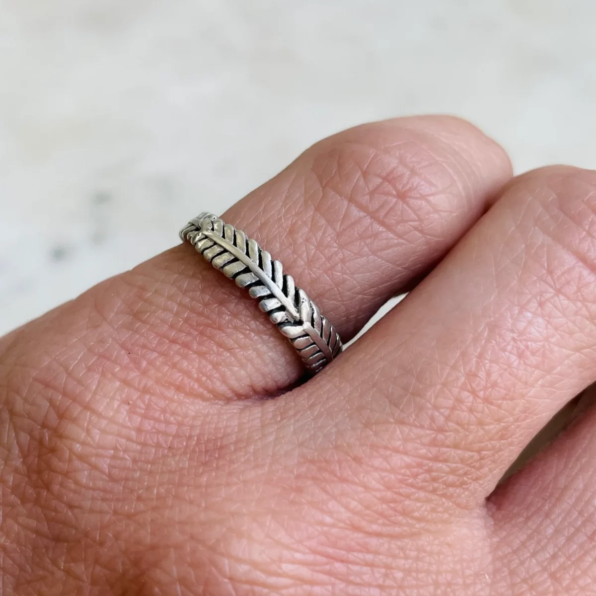 Mimosa Sprig Ring