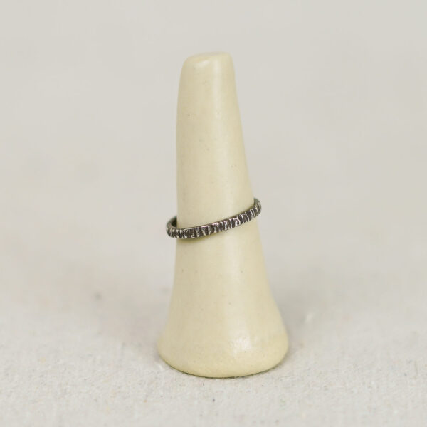 sterling bark ring