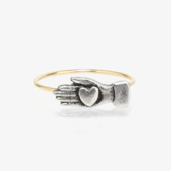 heart in hand ring