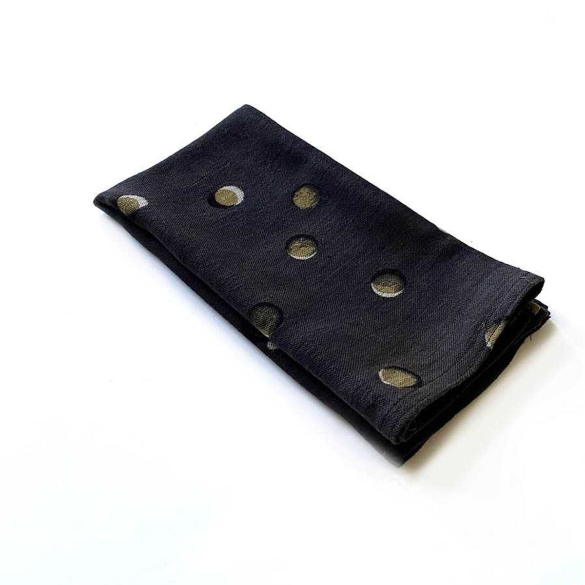 block printed napkins | moons