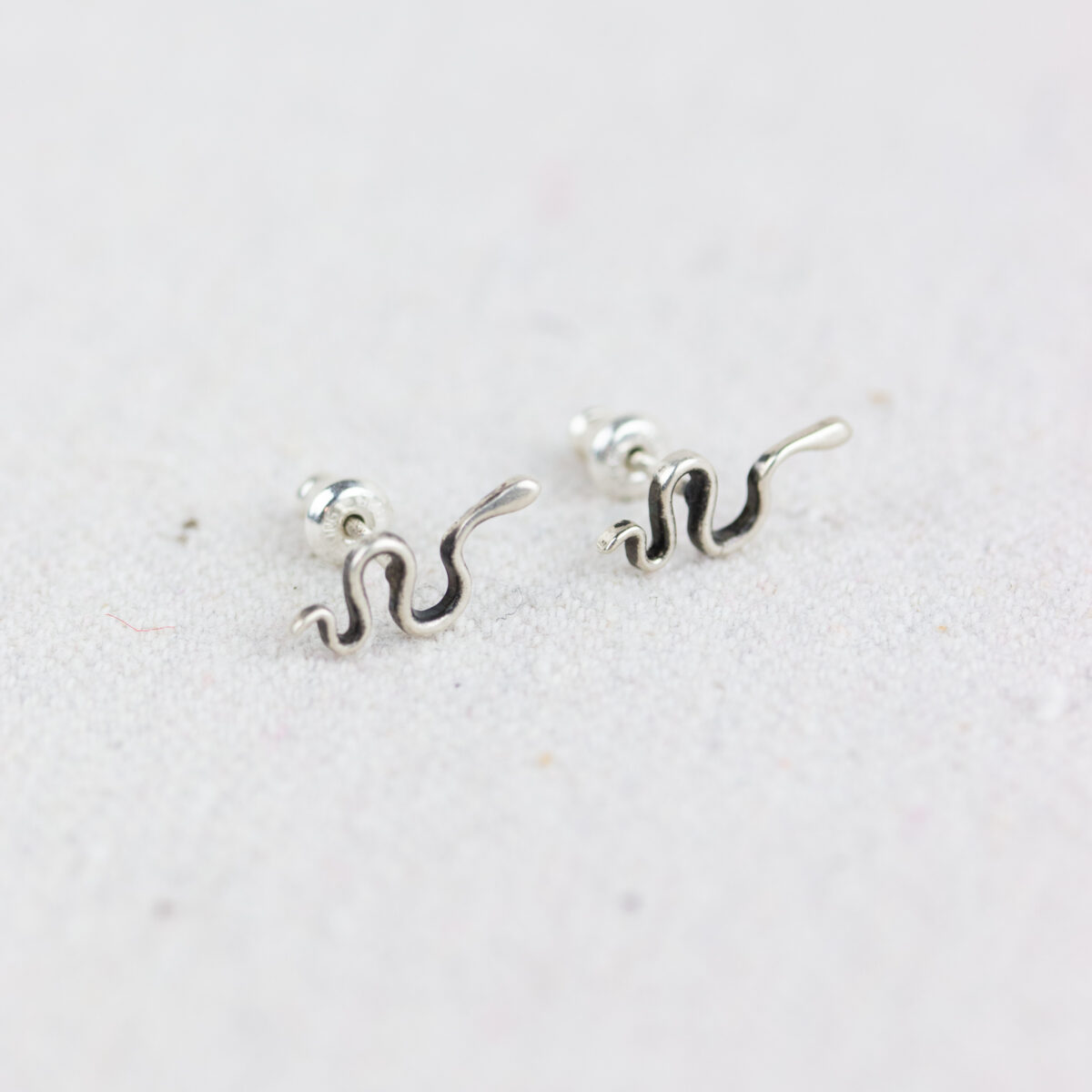 tiny snake studs